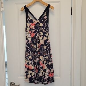 Patagonia Navy Floral Midi Dress